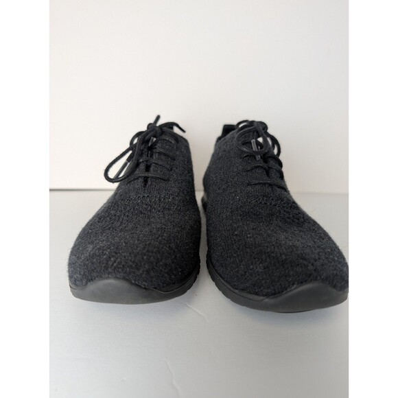 Cole Haan Zero Grand Wingtip Wool Oxford Women's Shoes Size 9B Black Lace Up - Picture 3 of 12